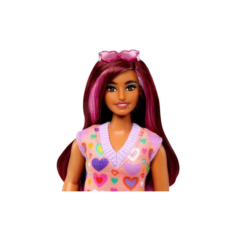 BARBIE FASHIONISTA VESTIDO DE CORAZONES 