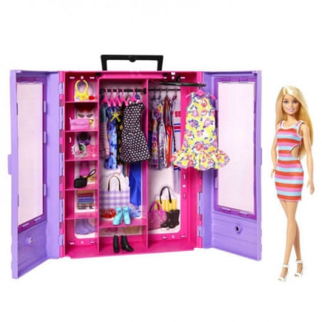 BARBIE ARMARIO PORTATIL