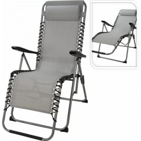 SILLON PLEGABLE GRIS 2