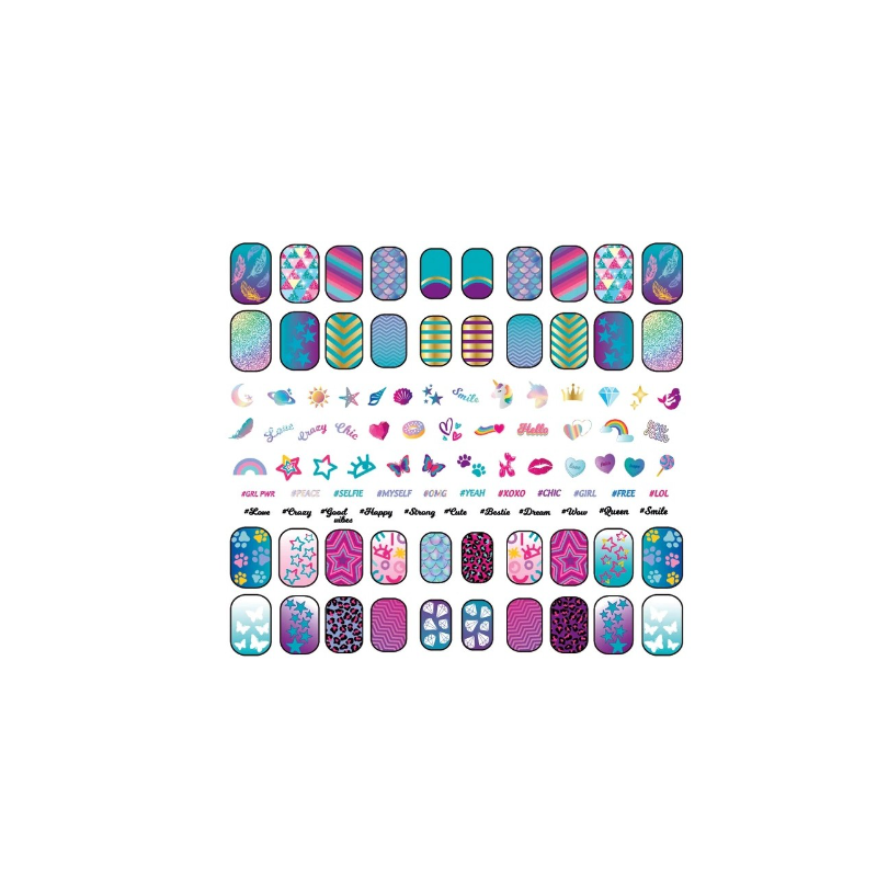 UÑAS BRILLANTES EN LA OSCURIDAD