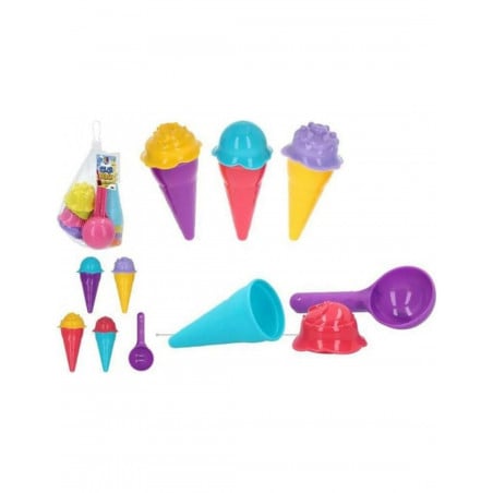 SET 9 MOLDES PLAYA DE HELADOS
