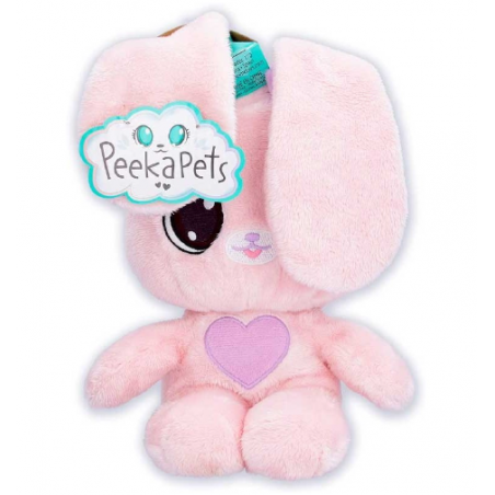 Peekapets Peluche Conejo Rosa