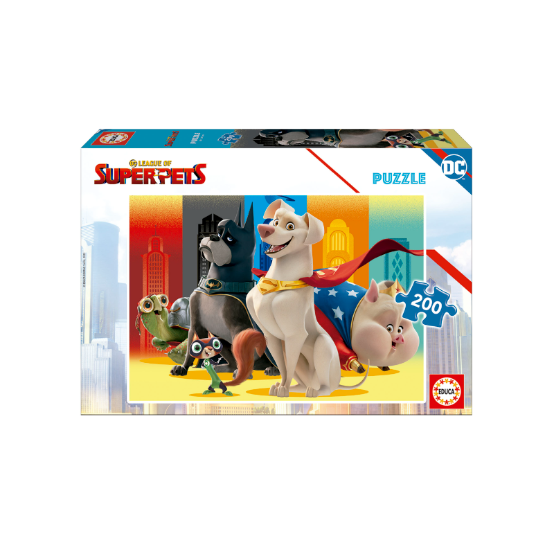PUZZLE 200 PZ DC LEAGUE OF SUPER PETS