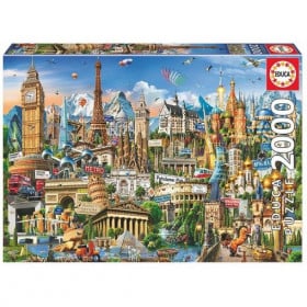 PUZZLE 2000 SIMBOLOS DE EUROPA