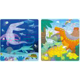 PUZZLE MAGNETICO 2 EN 1 DINOSAURIOS 2