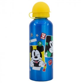 Mickey Botella Aluminio Azul 530ml