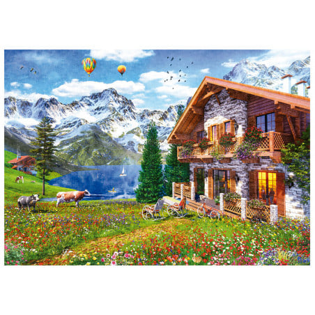 PUZZLE 4000 HOGAR EN LOS ALPES