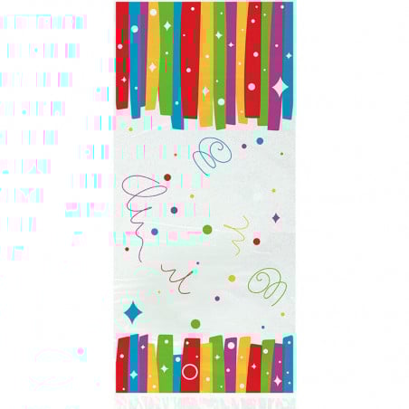 BOLSAS CELOFAN CUMPLEAÑOS CINTAS ARCOIRIS