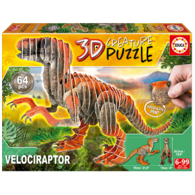 VELOCIRRAPTOR 3D CREATURE PUZZLE