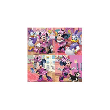 Minnie Mouse Puzzle Progresivo Ayudantes Felices - Drimjouet