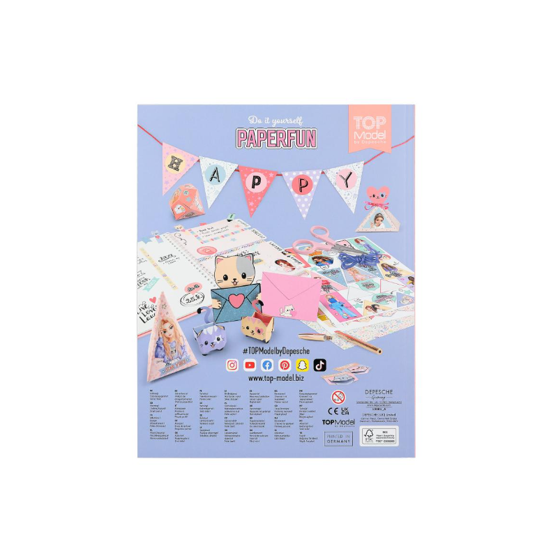 TOP MODEL DIY PAPER FUN BOOK