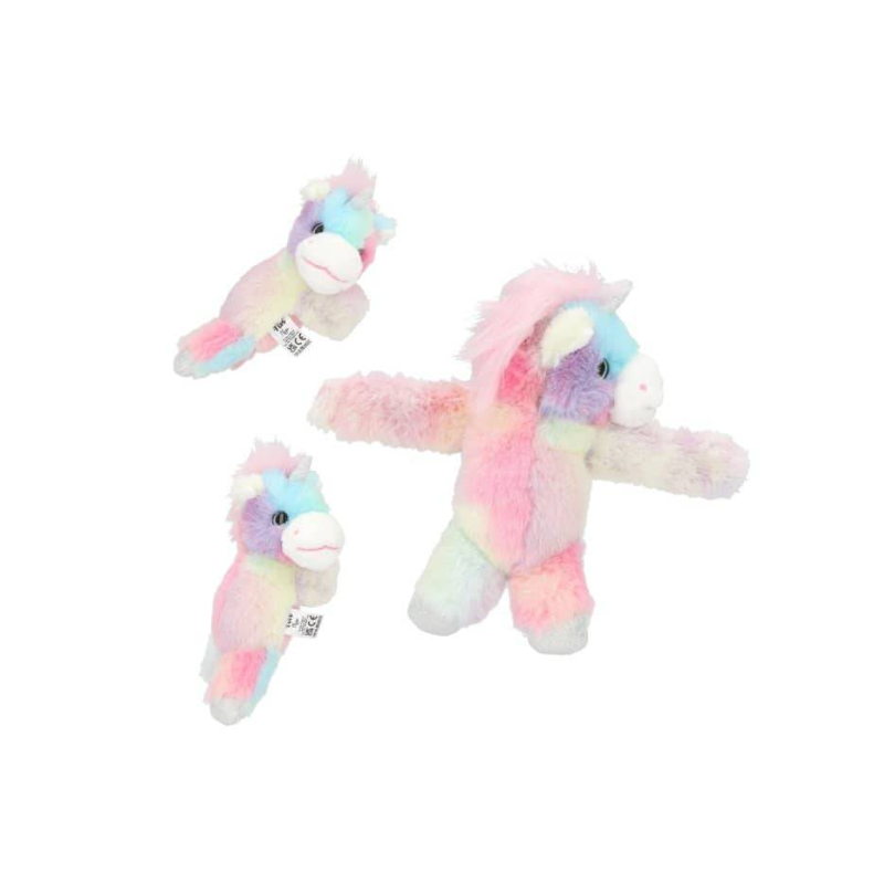 YLVI PULSERA SLAP PELUCHE UNICORNIO SURTIDO