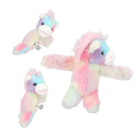 YLVI PULSERA SLAP PELUCHE UNICORNIO SURTIDO