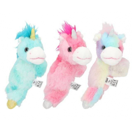 YLVI PULSERA SLAP PELUCHE UNICORNIO SURTIDO