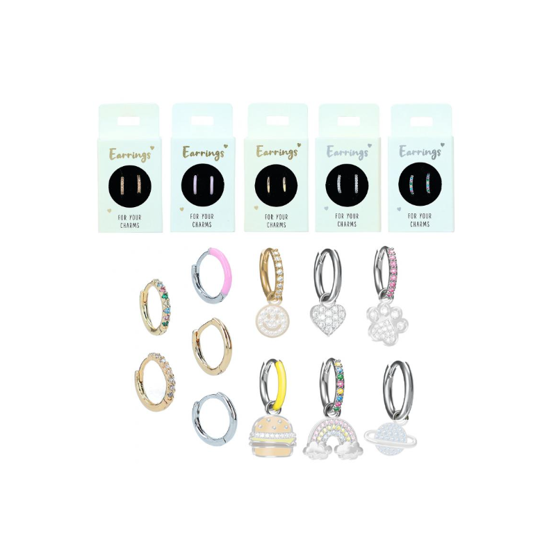 Top Model Pendientes En Cajita