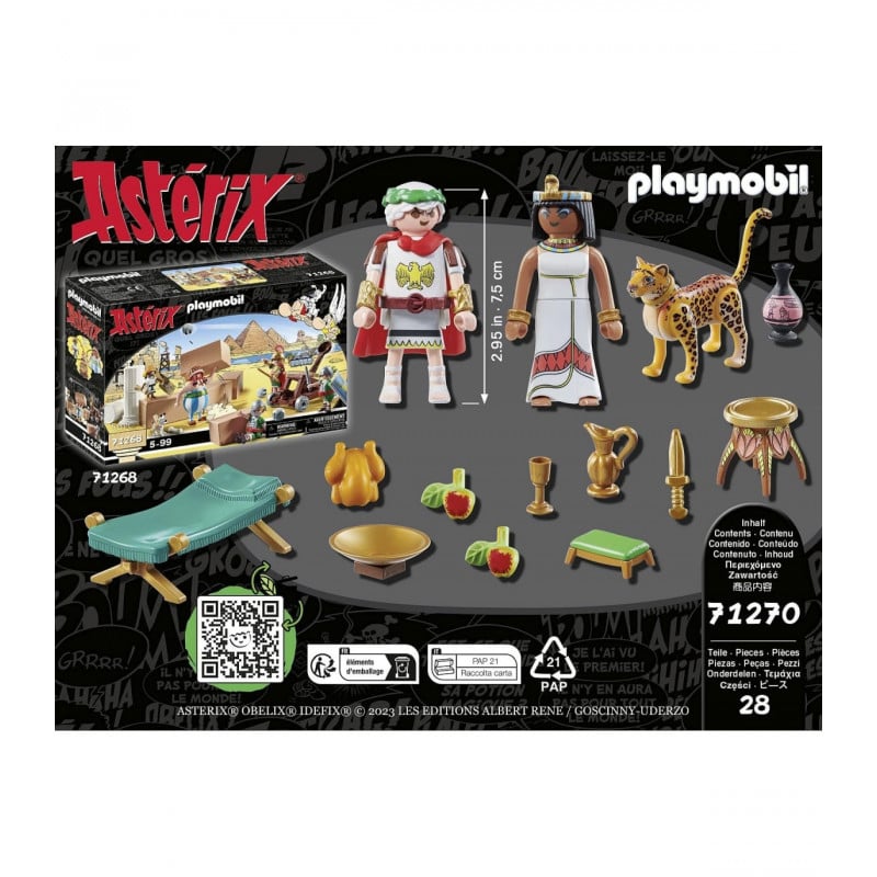 PLAYMOBIL ASTERIX CESAR Y CLEOPATRA