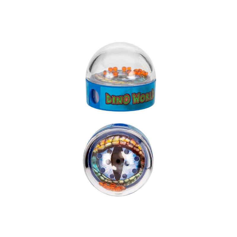 DINO WORLD SACAPUNTAS CON JUEGO DE PACIENCIA SURTIDO