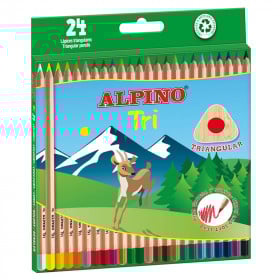 ESTUCHE 24 LAPICES TRIANGULARES