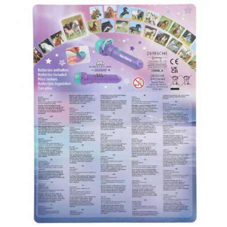 MISS MELODY LINTERNA CON EFECTOS VISUALES LILA