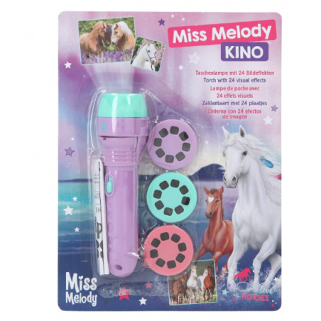 MISS MELODY LINTERNA CON EFECTOS VISUALES LILA