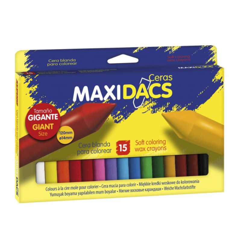 Estuche 15 Ceras Maxidacs Alpino
