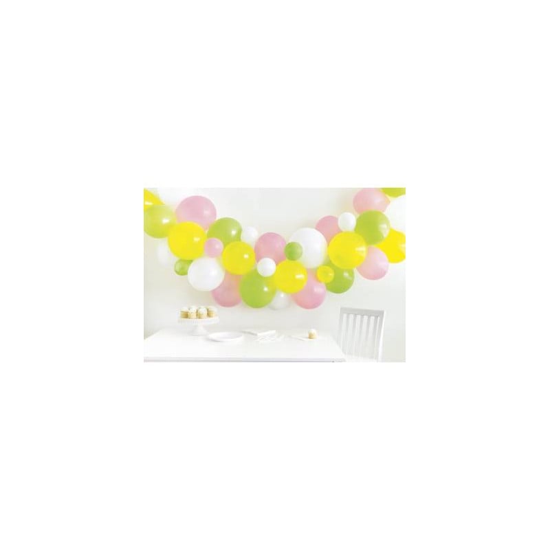 KIT DE GUIRNALDAS DE GLOBOS COLORES VARIADOS