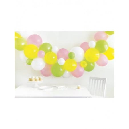 KIT DE GUIRNALDAS DE GLOBOS COLORES VARIADOS