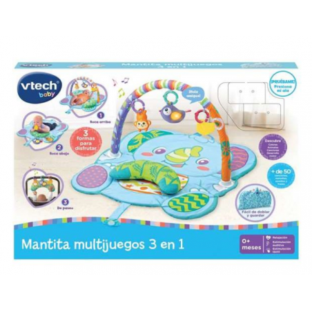 Mantita Multijuegos 3 en 1