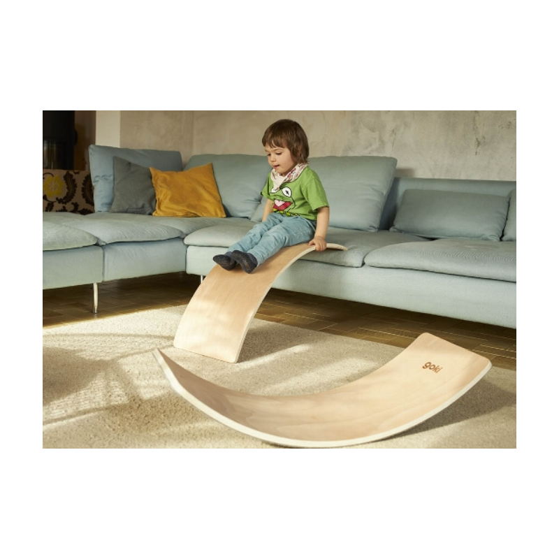 TABLA DE EQUILIBRIO MEDIA LUNA MADERA