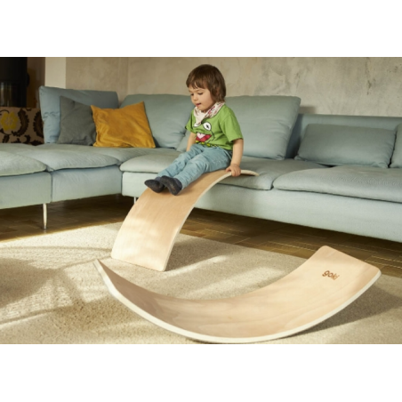 TABLA DE EQUILIBRIO MEDIA LUNA MADERA