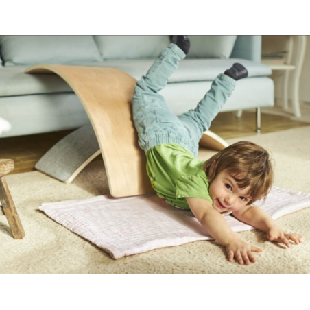 TABLA DE EQUILIBRIO MEDIA LUNA MADERA