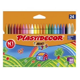 24 Ceras Plastidecor Kids