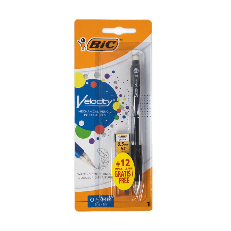Portaminas Bic Velocity 0.5mm+12Minas