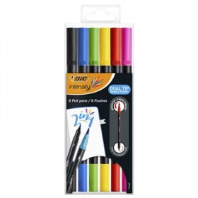 Rotulador Bic Intesity Dual Neon 6 Piezas