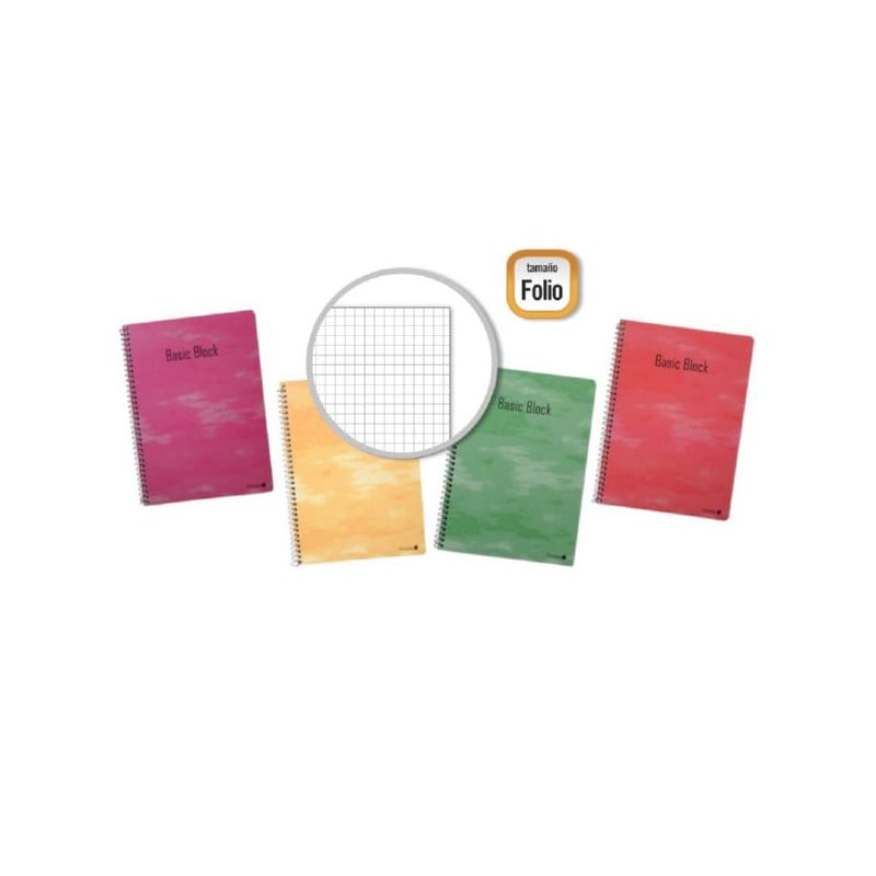 GOLDEN CUADERNO 80 HOJAS CUADRADO A4