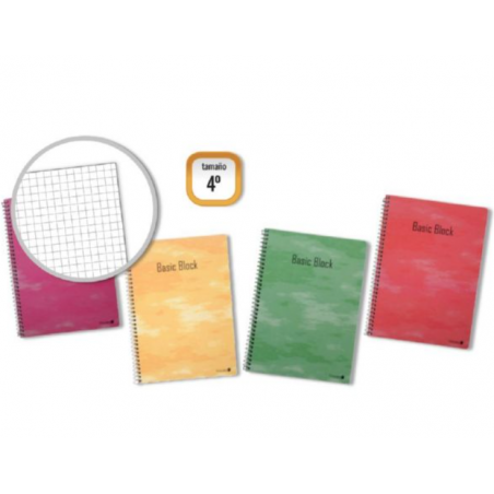 Golden Cuaderno 80 Hojas Cuadrado 4º