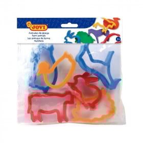 JOVI BOLSA 6 MOLDES DE CORTE ANIMALES GR