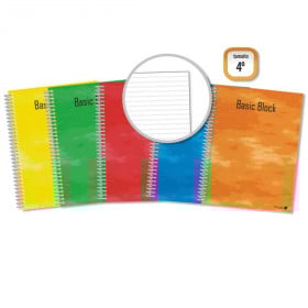 Golden Cuaderno T.N. 80 Hojas Pautada 4º Surtido