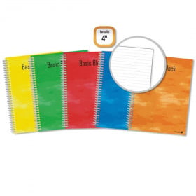 Golden Cuaderno T.N. 80 Hojas Horizontal Rayada 4º Surtido