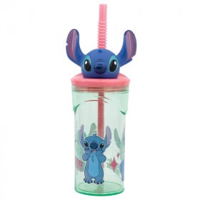 VASO FIGURITA 3D STITCH FLOWERS 360 ML