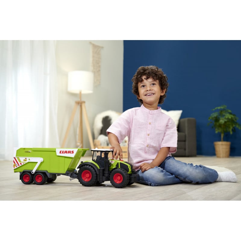 TRACTOR CLAAS GRANJA CON TRAILER 65 CM