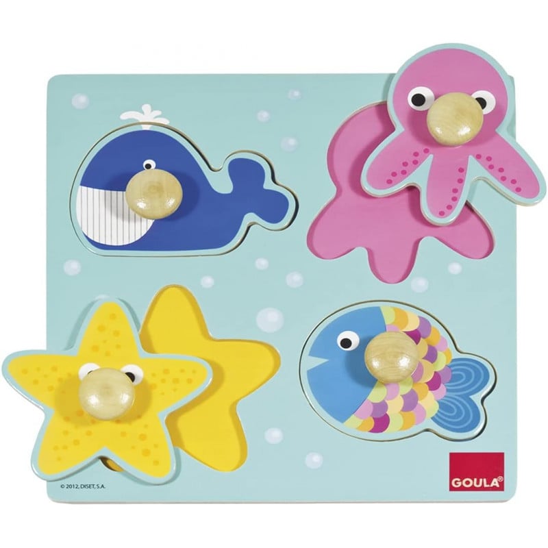 Puzle Animales del Mar Encajables