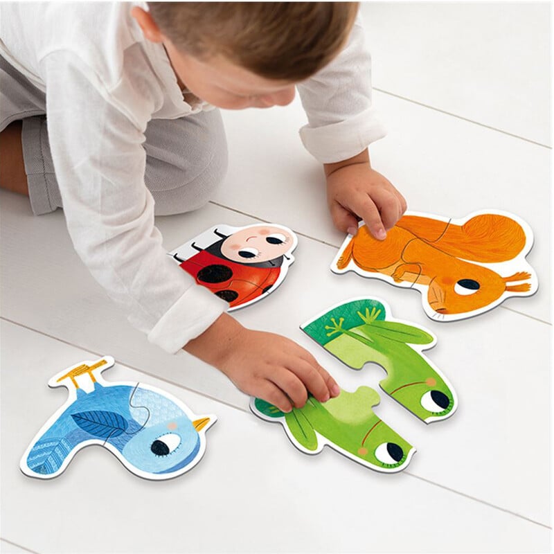 6 PUZZLES CARTÓN 2 PIEZAS GOULA