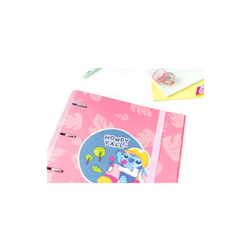 Carpeta 4 Anillas Premium Disney Stitch