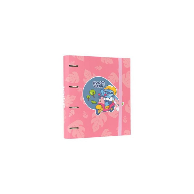 Carpeta 4 Anillas Premium Disney Stitch