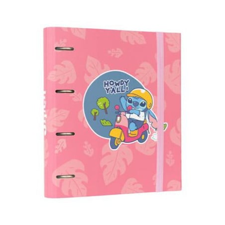 Carpeta 4 Anillas Premium Disney Stitch