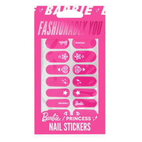 BARBIE NAIL STICKERS MAGENTA 