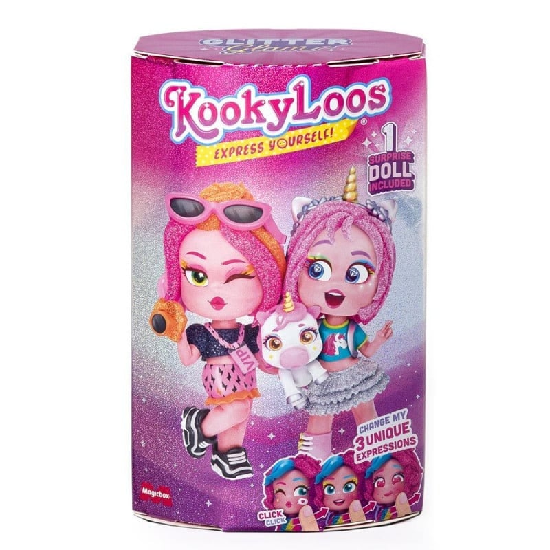 KOOKYLOOS GLITTER GLAM SURPRISE DOLL