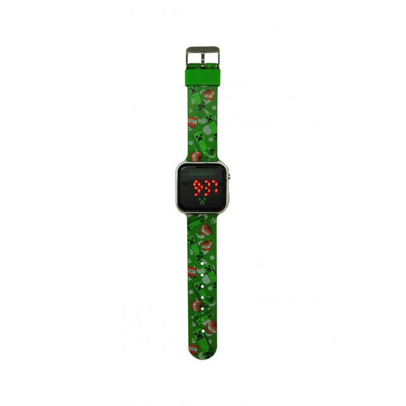 RELOJ LED MINECRAFT