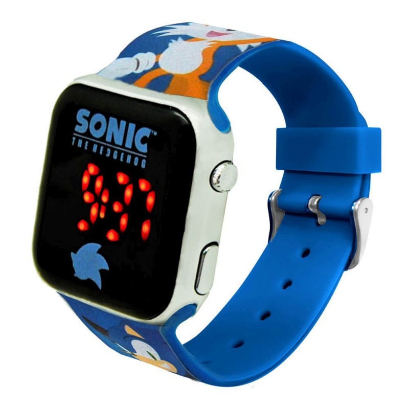 RELOJ LED SONIC AZUL
